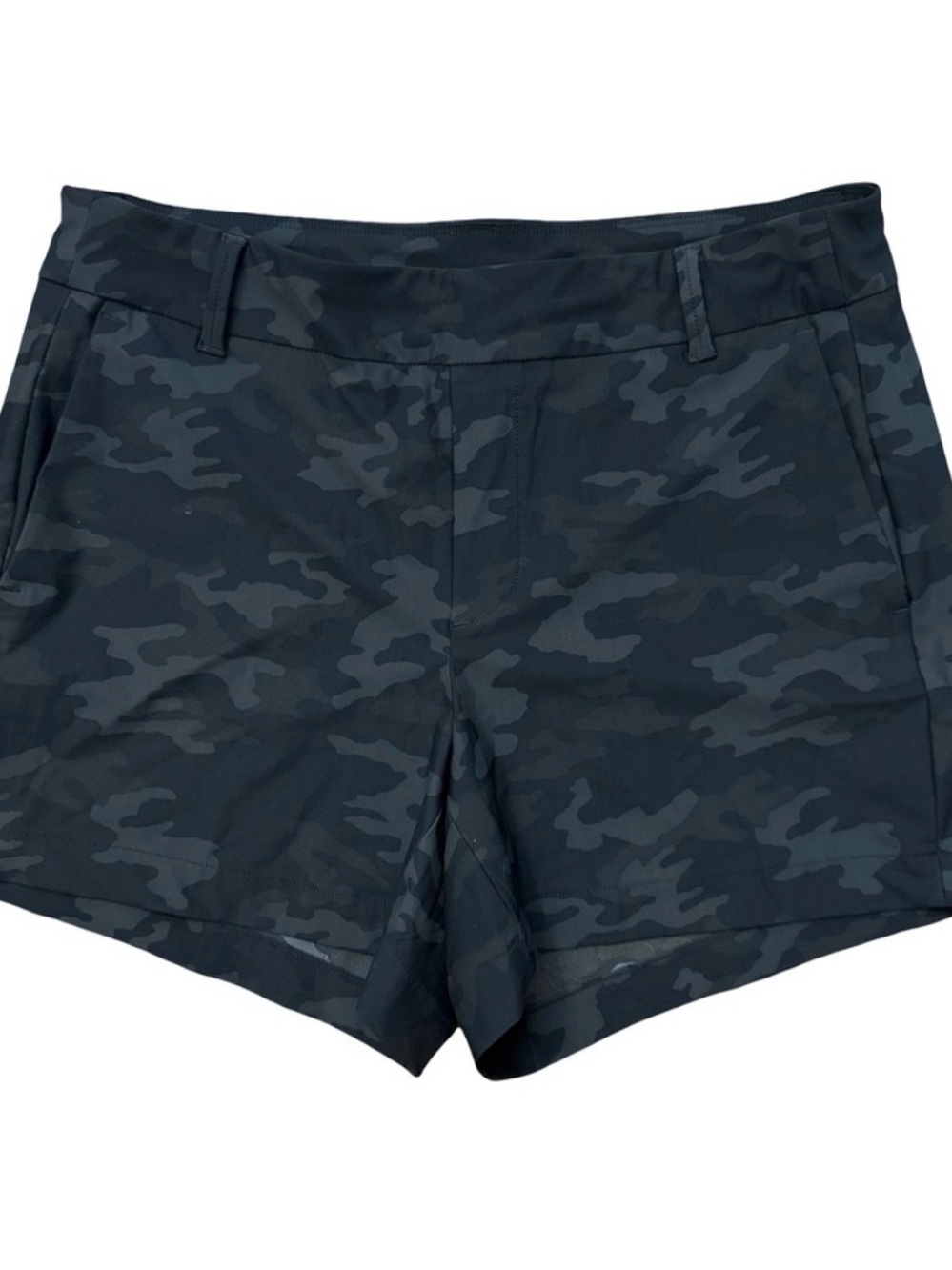 SPANK Sunshine Black/Gray Camo Performance Shorts 4” Sz Med LIKE NEW